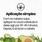 Sérum de crescimento capilar - alecrim, abacate e rícino