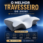 Travesseiro Cervical Ergonômico -  5 em 1