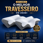 Travesseiro Cervical Ergonômico -  5 em 1