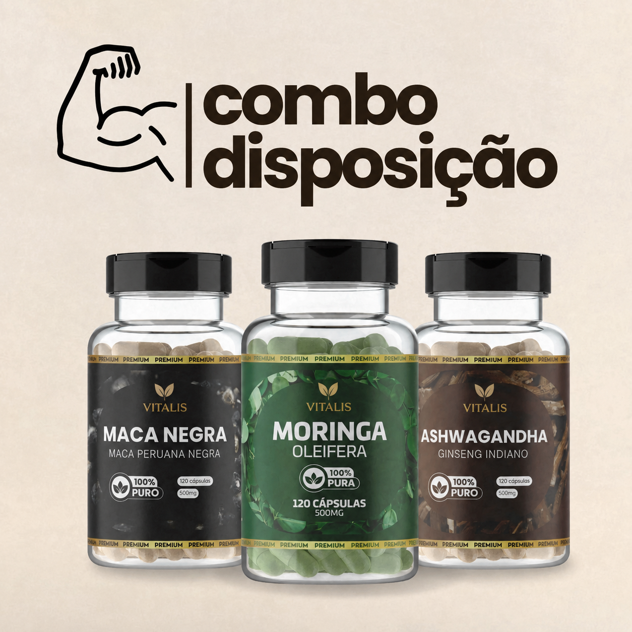 ⚡ Combo Força & Vitalidade – Vitalis