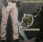 Calça Tática BOPE™ Impermeável e Super Resistente / + Cinto Tático de Brinde!