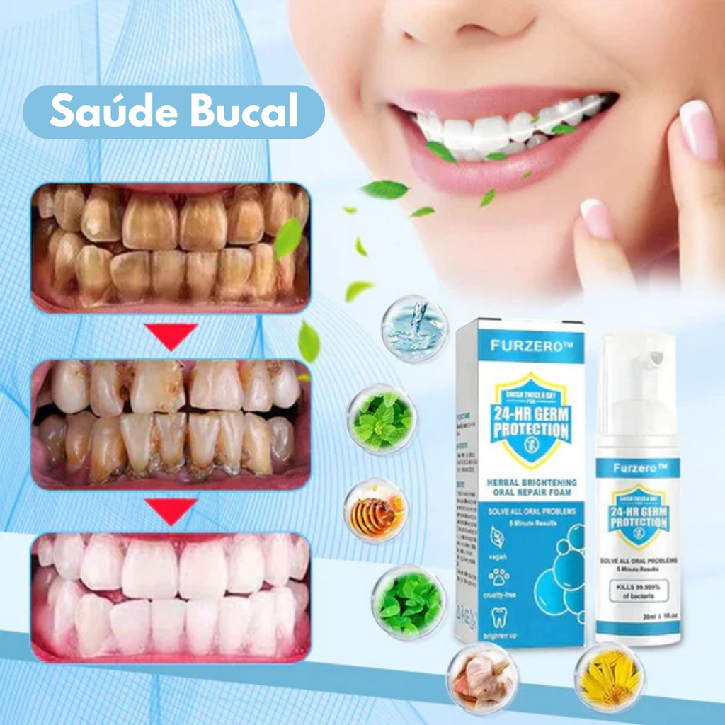 Espuma Reparadora Bucal Furzero® |COMPRE 2 LEVE 3| + Frete grátis