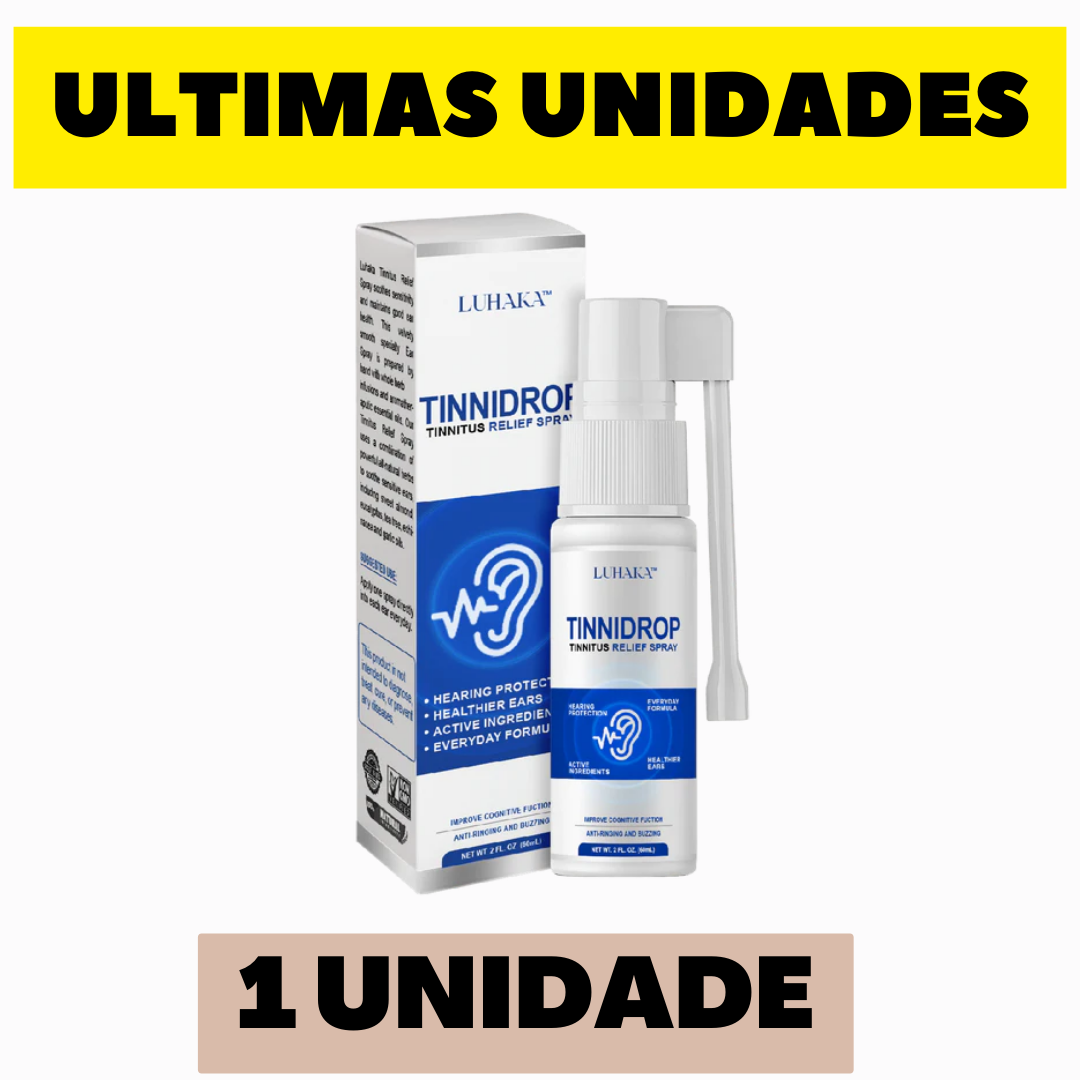 Spray Contra Problemas no Ouvido TinniDrop |COMPRE 2 LEVE 3| + Frete grátis