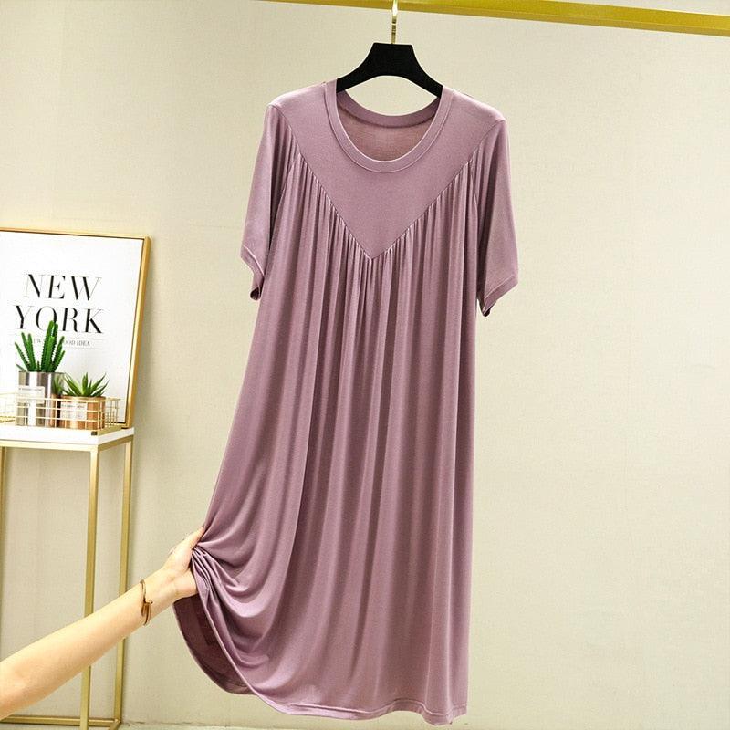 Vestido Emma™ Estilo Camisola em Modal
