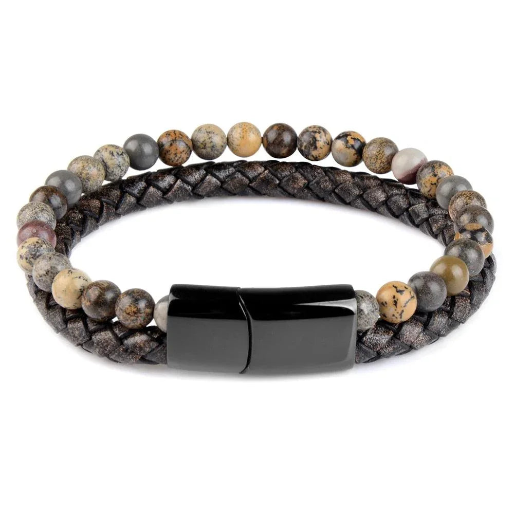 Bracelete Em Pedra Natural