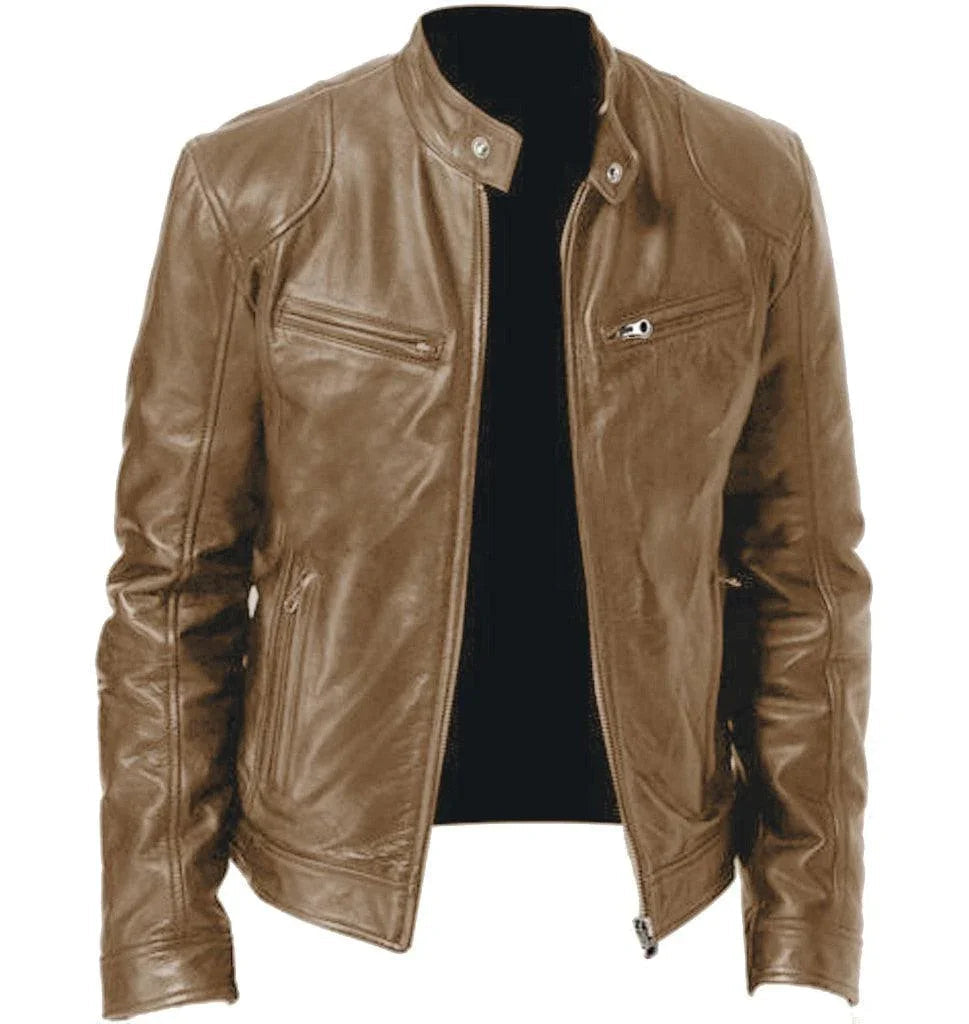 Jaqueta Masculina em Couro PU - Yakuza / Estilo Sofisticado e Minimalista!