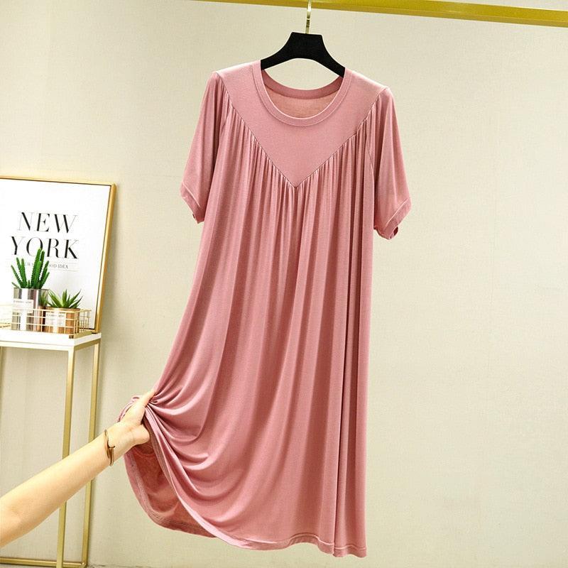 Vestido Emma™ Estilo Camisola em Modal