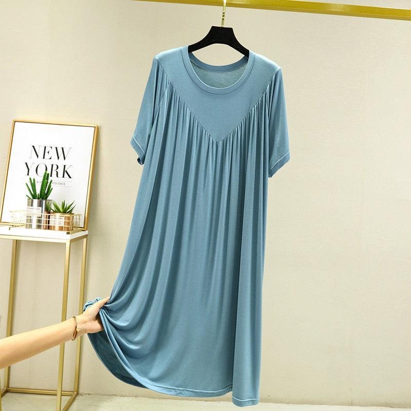 Vestido Emma™ Estilo Camisola em Modal