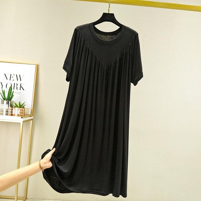 Vestido Emma™ Estilo Camisola em Modal
