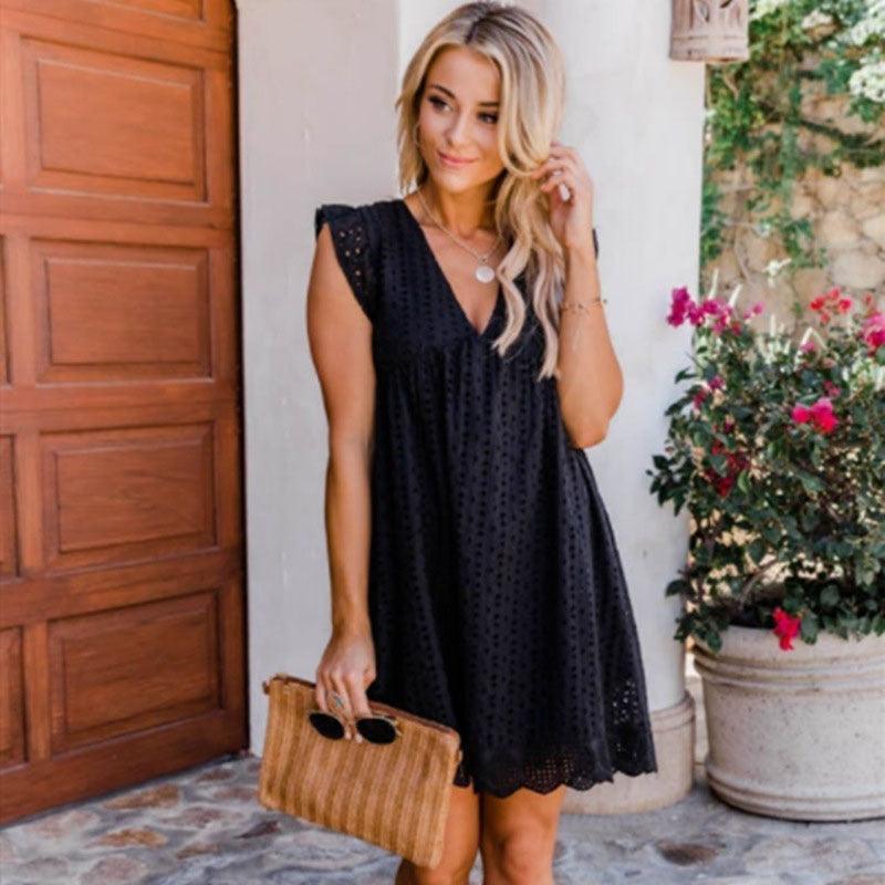 Vestido Suthil™️ Design 2 em 1 Com Shorts / O Mais Fresco, Leve e Charmoso para você Encarar o Verão!