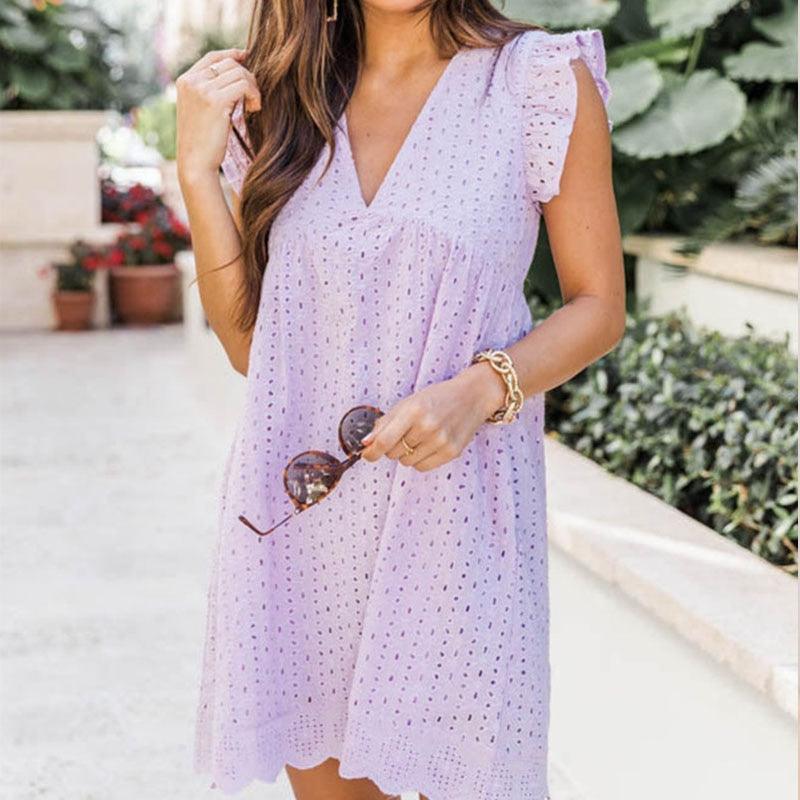 Vestido Suthil™️ Design 2 em 1 Com Shorts / O Mais Fresco, Leve e Charmoso para você Encarar o Verão!