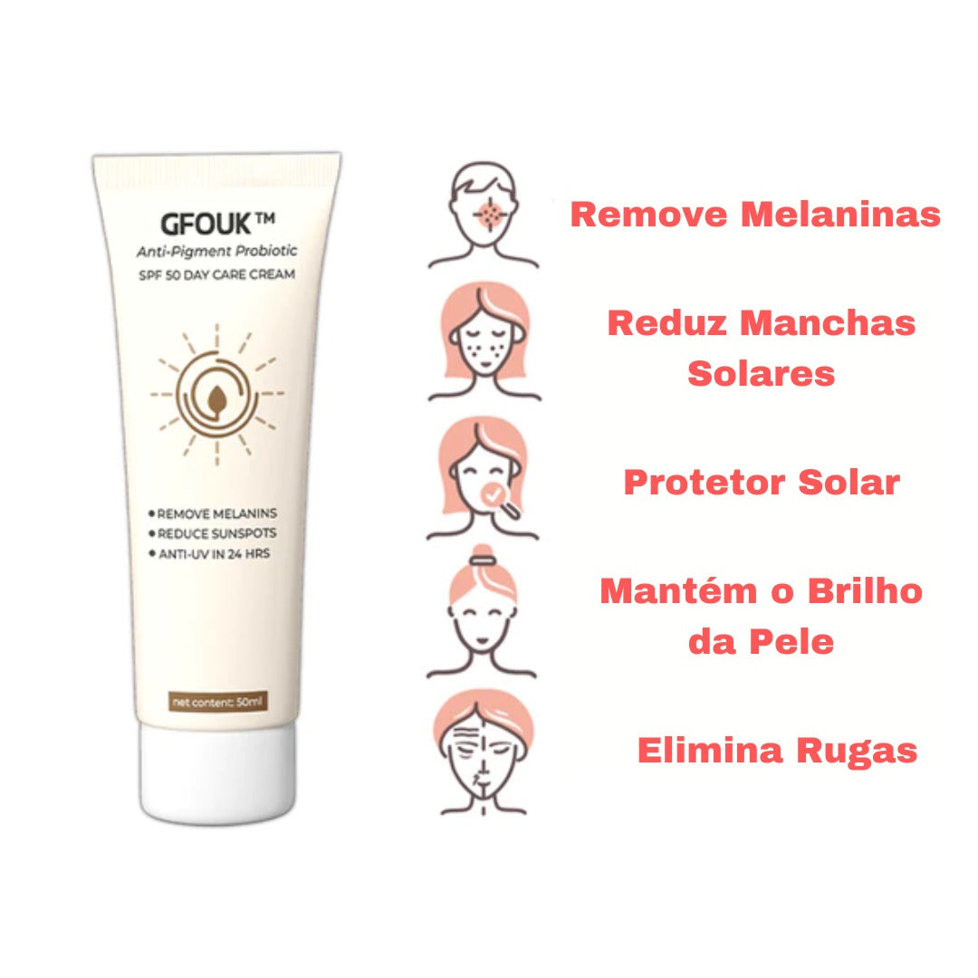 Creme Clareador Manchas Rugas Hidratação de Pele GFOUK™ |COMPRE 1 LEVE 2| + Frete Grátis