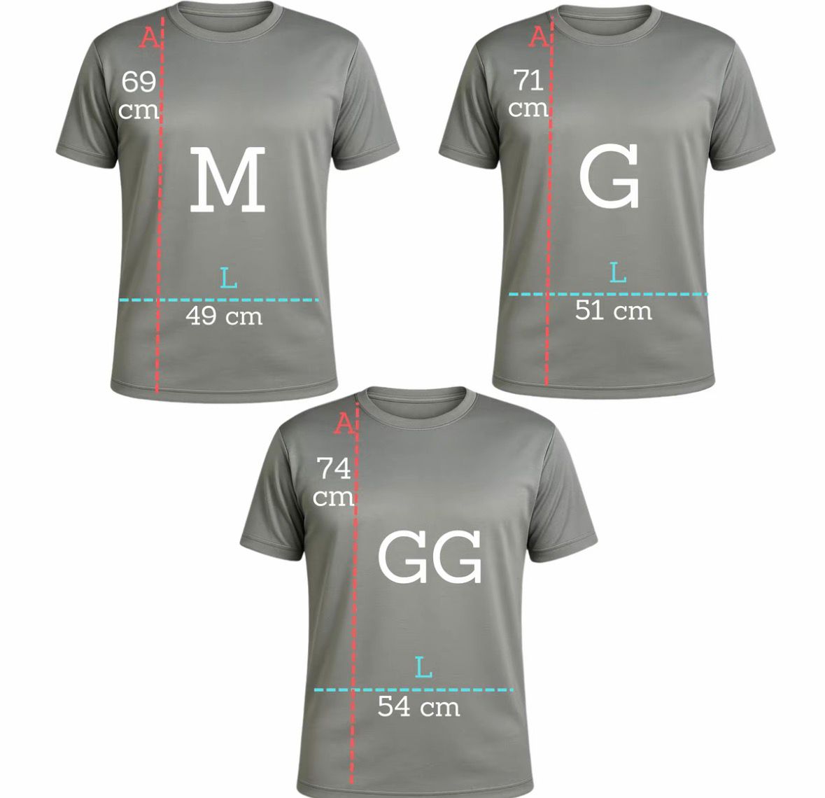 Kit 5 Camisetas Dry Fit Premium – Conforto e Secagem Rápida