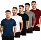 Kit 5 Camisetas Dry Fit Premium – Conforto e Secagem Rápida