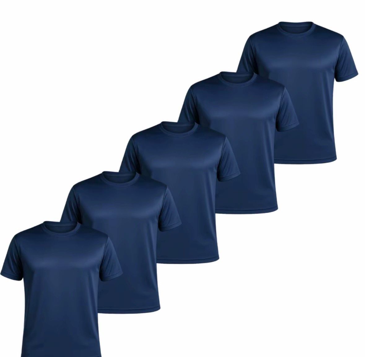 Kit 5 Camisetas Dry Fit Premium – Conforto e Secagem Rápida