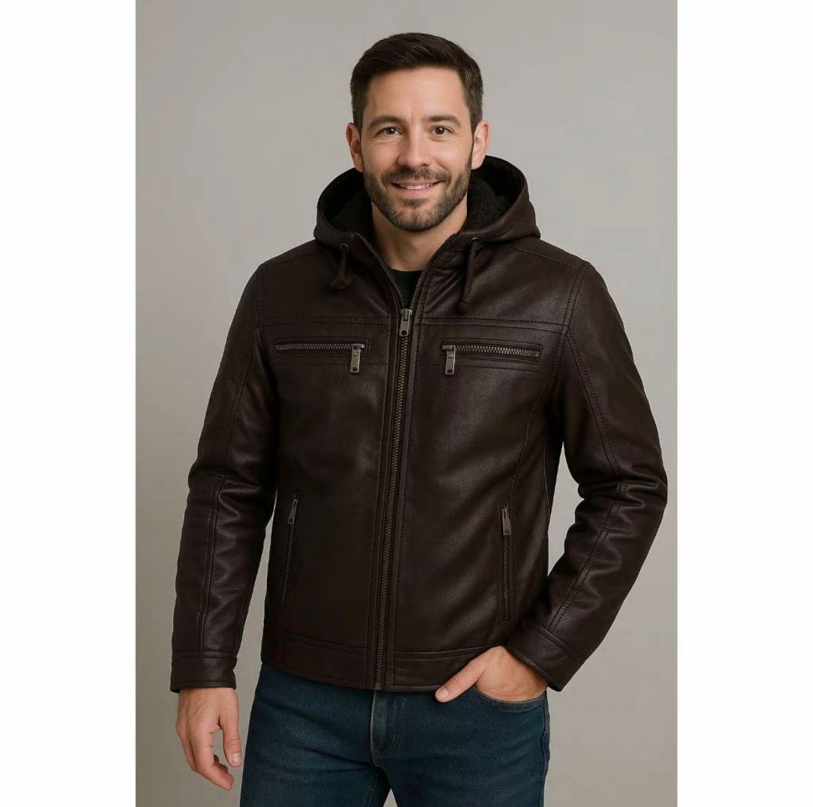 Jaqueta Couro Peluciada Premium – Inverno SeuKit