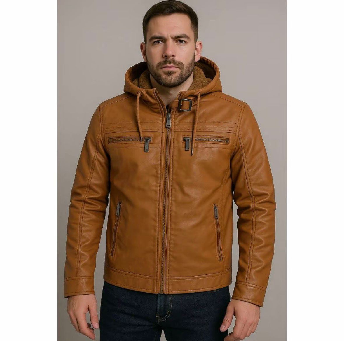 Jaqueta Couro Peluciada Premium – Inverno SeuKit