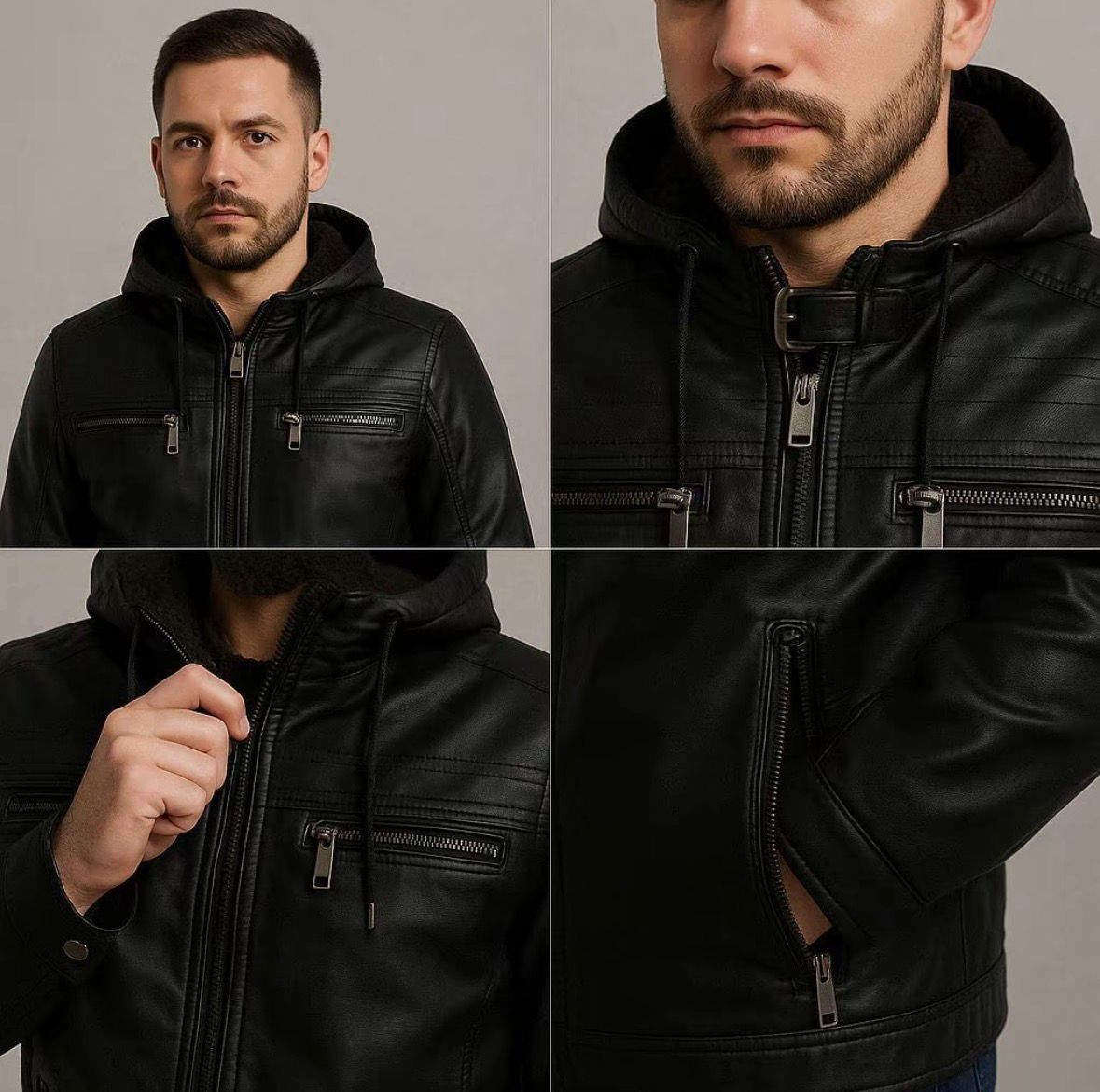 Jaqueta Couro Peluciada Premium – Inverno SeuKit