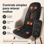 Almofada de Massagem Portátil Com Aquecimento
