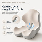 Almofada Ortopédica de Assento com Apoio Lombar