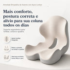 Almofada Ortopédica de Assento com Apoio Lombar
