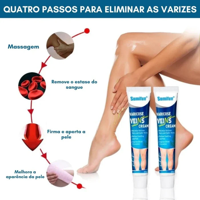 Varicose Veins, Diga adeus para suas Varizes e Inchaços |COMPRE 1 LEVE 2| + Frete Grátis